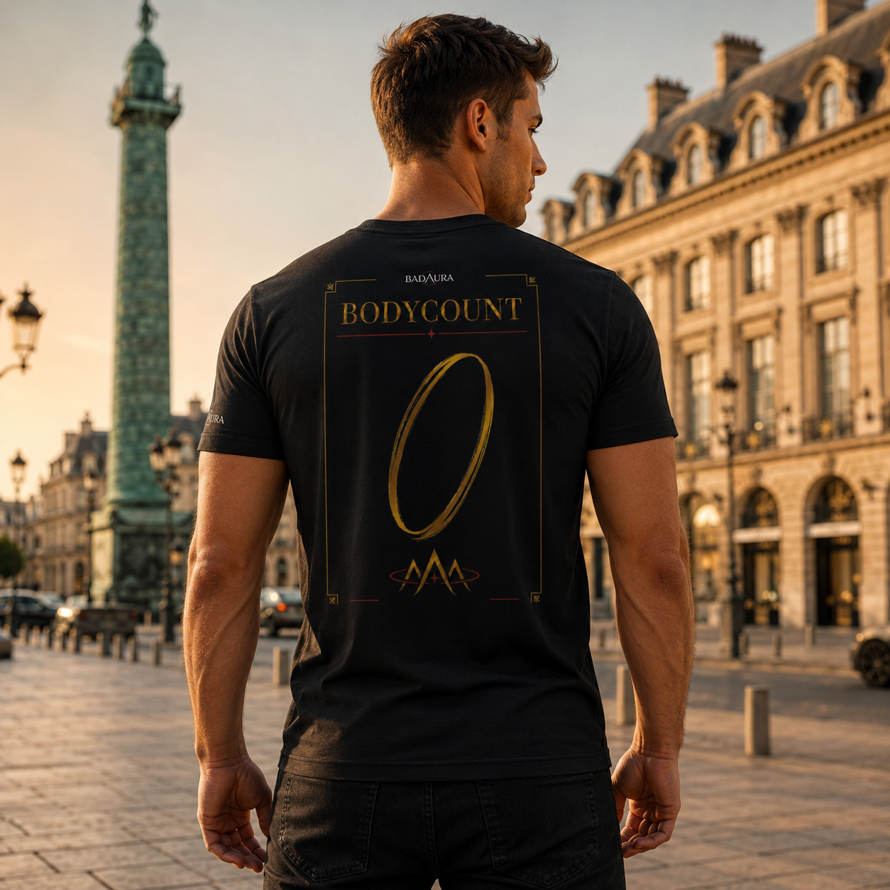 T-shirt Premium BADAURA Bodycount (noir)